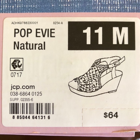 Natural POP Cork Macrame Wedge Sandal Size 11 NEW - Picture 2 of 10